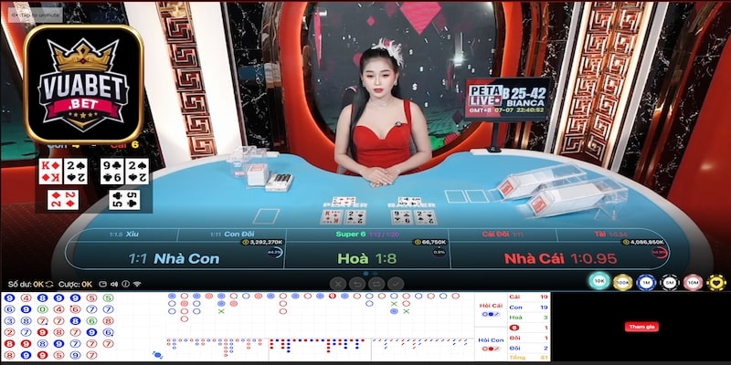 Trải nghiệm Petalive Baccarat nhận thưởng khủng